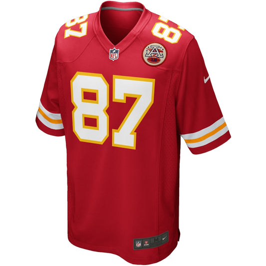 Boys' Grade School Travis Kelce Nike Chiefs Team Color Game Day Jersey - Red
