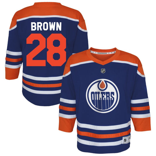 Connor Brown Edmonton Oilers Youth Home Replica Jersey - Royal