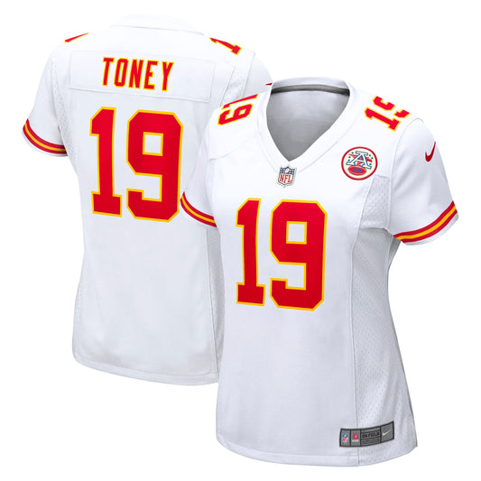 Kadarius Toney Kansas City Chiefs Nike Women's  Game Jersey - White