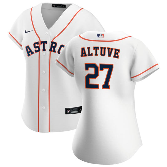 Jose Altuve Houston Astros Nike Women's Home Replica Jersey - White