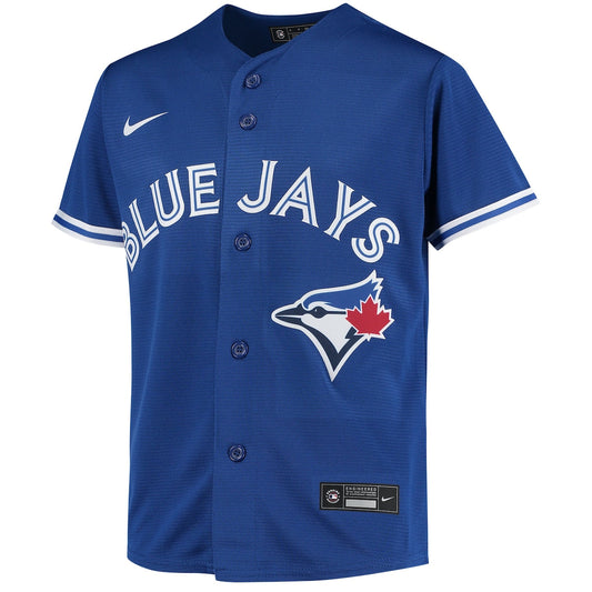 Boys' Grade School George Springer Nike Blue Jays Alternate Replica Jersey - Blue