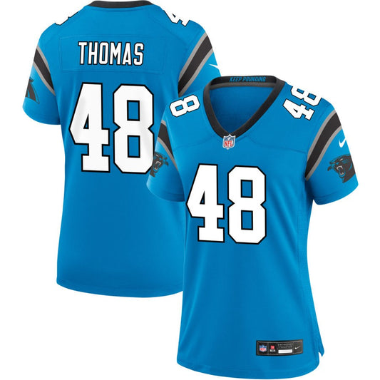 Jordan Thomas  Carolina Panthers Nike Women's Alternate Game Jersey - Blue