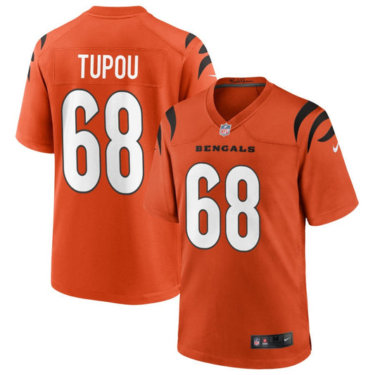 Josh Tupou Cincinnati Bengals Nike Youth Alternate Game Jersey - Orange
