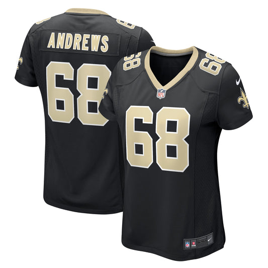 Josh Andrews New Orleans Saints Nike Women's Game Player Jersey - Black