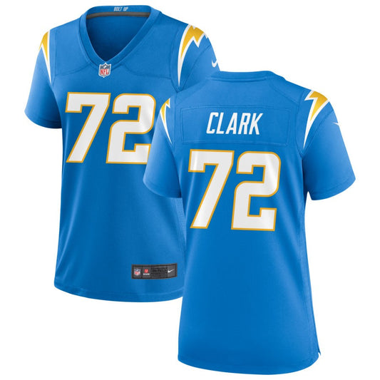 Jerrod Clark Los Angeles Chargers Nike Women's Game Jersey - Powder Blue