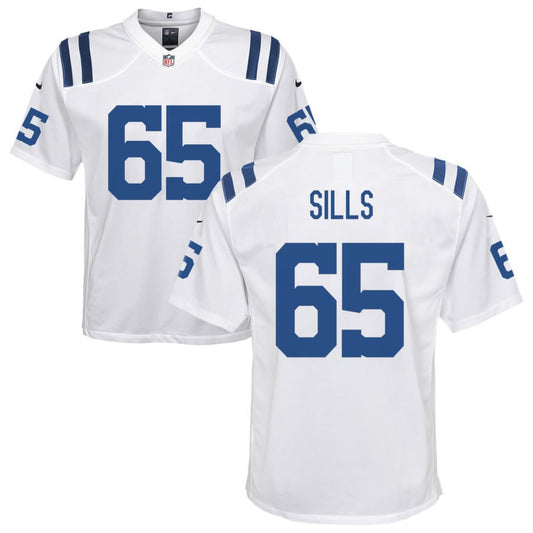 Josh Sills Nike Indianapolis Colts Youth Game Jersey - White