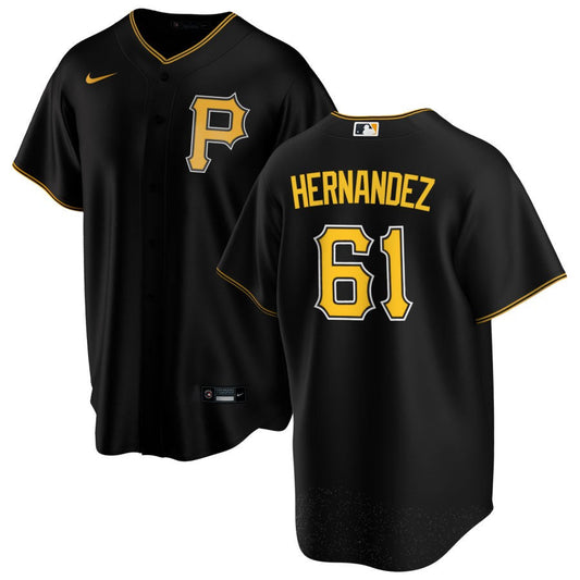 Jose Hernandez Pittsburgh Pirates Nike Alternate Replica Jersey - Black
