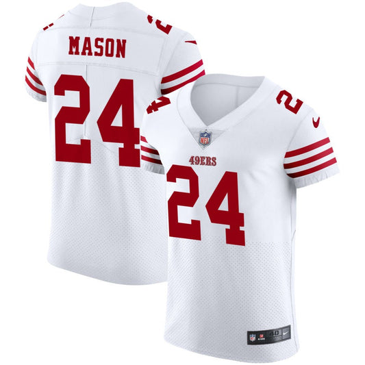Jordan Mason San Francisco 49ers Nike Vapor Elite Jersey - White
