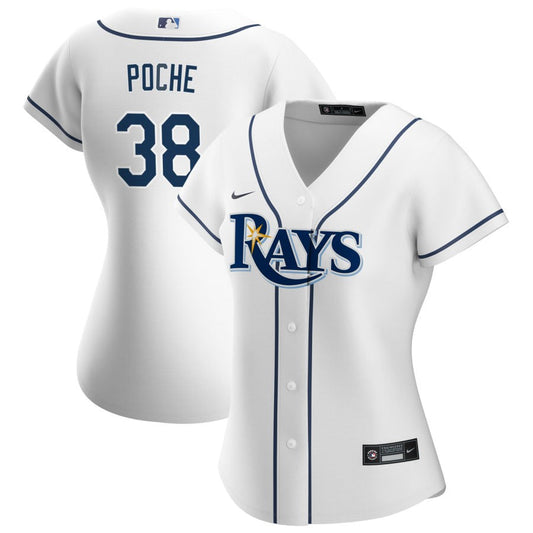 Colin Poche Tampa Bay Rays Nike Women's Home Replica Jersey - White