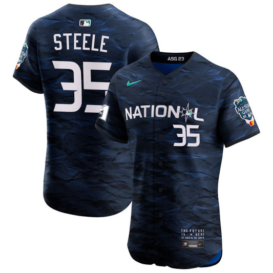 Justin Steele  National League Nike 2023 MLB All-Star Game Pick-A-Player Vapor Premier Elite Jersey - Royal