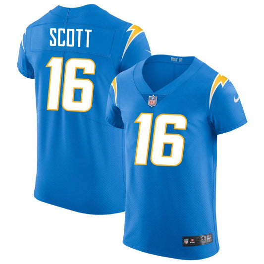JK Scott Los Angeles Chargers Nike Vapor Elite Jersey - Powder Blue
