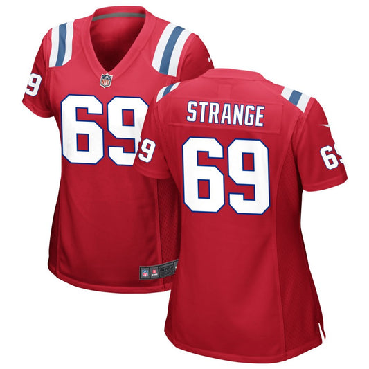Cole Strange New England Patriots Nike Women's Alternate Jersey - Red