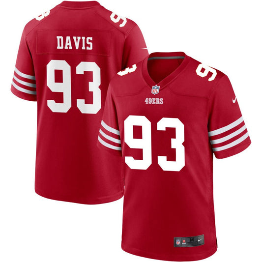 Kalia Davis San Francisco 49ers Nike Youth Game Jersey - Scarlet