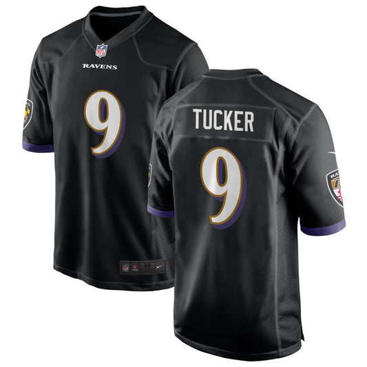 Justin Tucker Baltimore Ravens Nike Alternate Game Jersey - Black