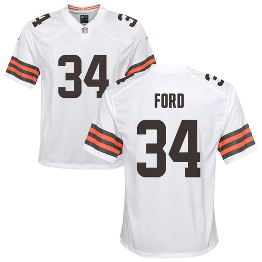 Jerome Ford Nike Cleveland Browns Youth Game Jersey - White