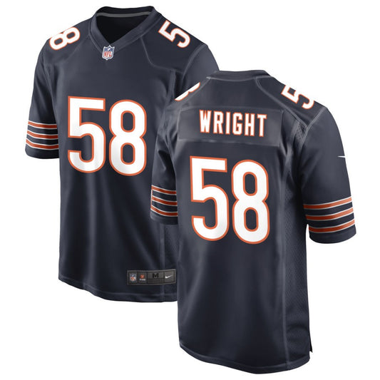 Darnell Wright Chicago Bears Nike Game Jersey - Navy
