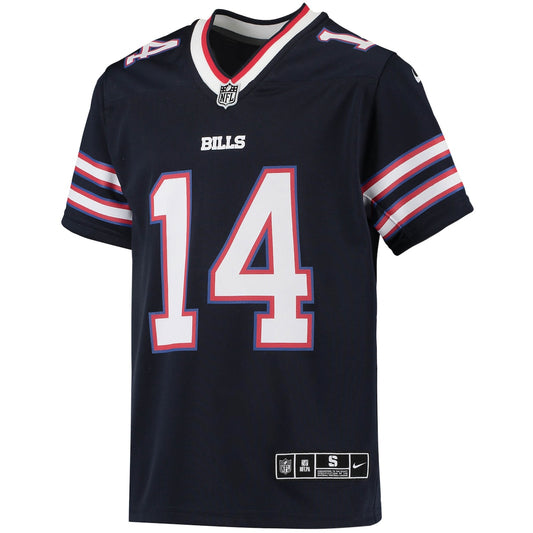 Boys' Grade School Stefon Diggs Nike Bills Inverted Team Game Jersey - Navy