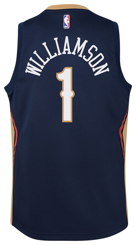 Boys' Grade School Williamson Zion Nike Pelicans Swingman Jersey - Navy